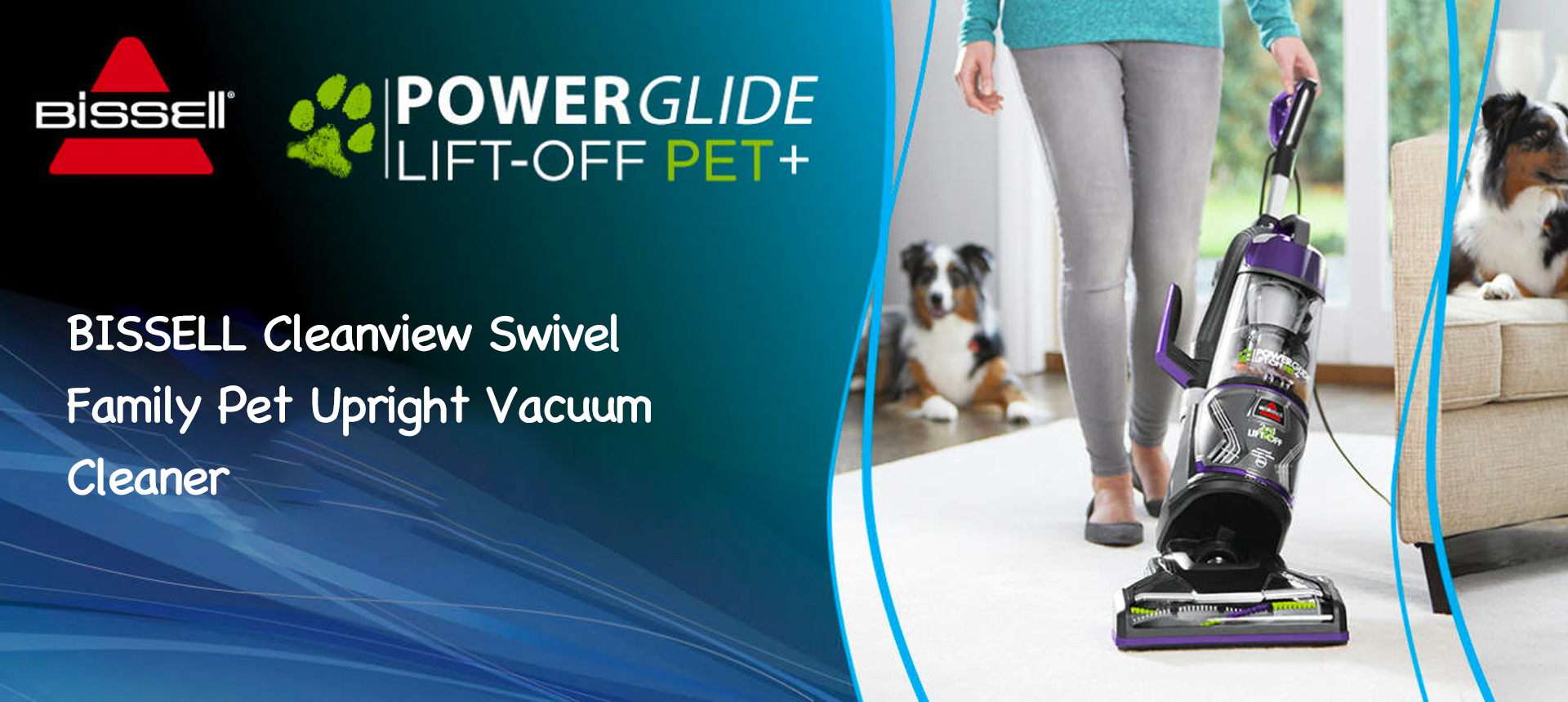 BISSELL Cleanview Swivel Family Pet Upright Vacuum Cleaner