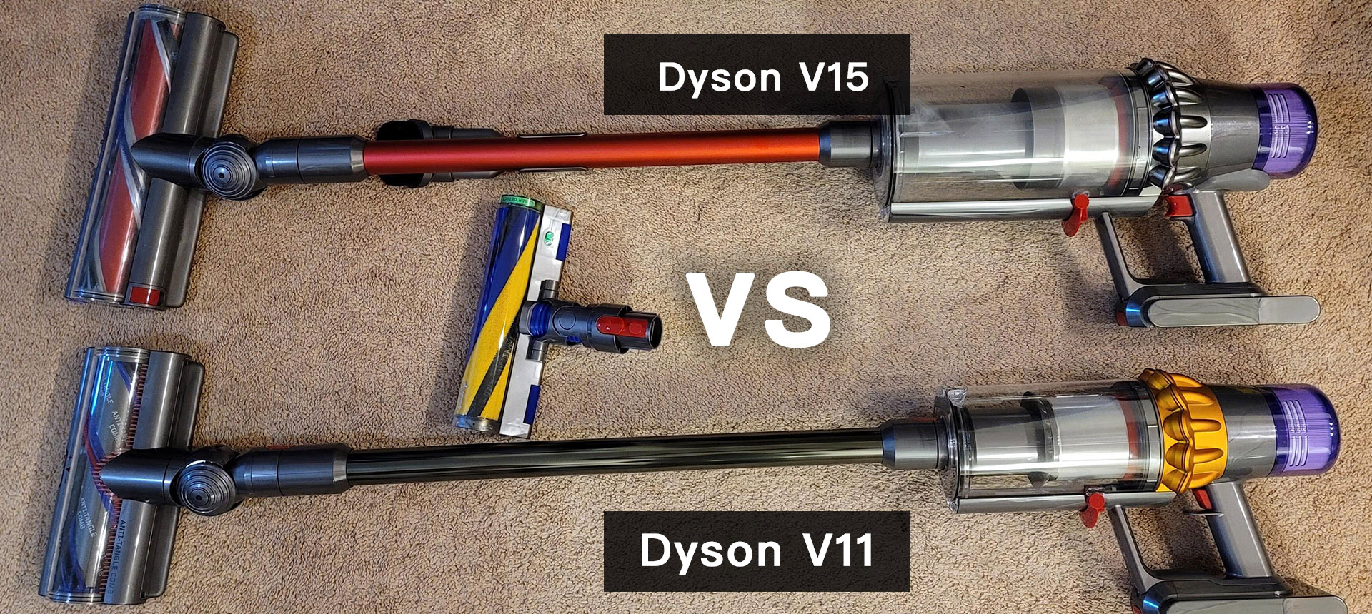 Dyson V15 vs. V11 Vacuum